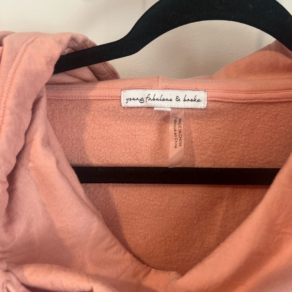 Young Fabulous and Broke Ombré Piper Hoodie Sweatshirt Large - Picture 4 of 8